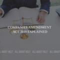 Companies Amendment Act 2019 explained