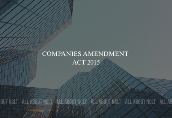 Companies Amendment Act 2015 Companies Amendment Act 2015
