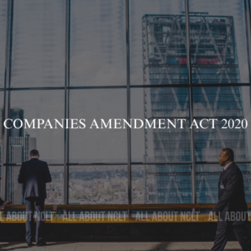 Companies Amendment Act 2020 Companies Amendment Act 2020