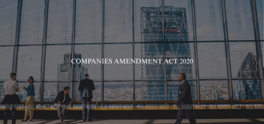 Companies Amendment Act 2020 Companies Amendment Act 2020
