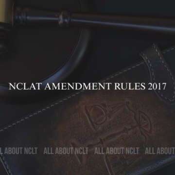 NCLAT Amendment Rules 2017 NCLAT Amendment Rules 2017
